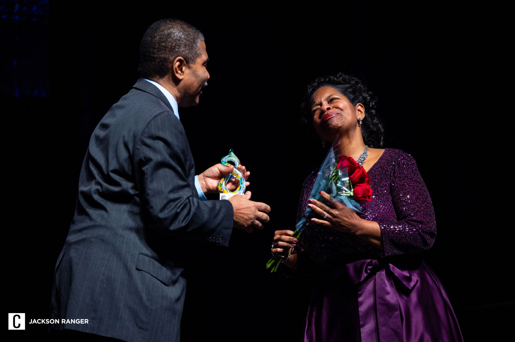MLK Banquet, Leslie Laing Receives Award